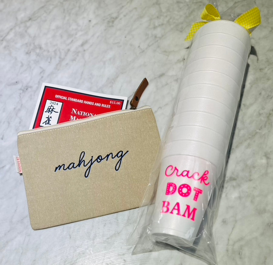 Mahjong foam cups