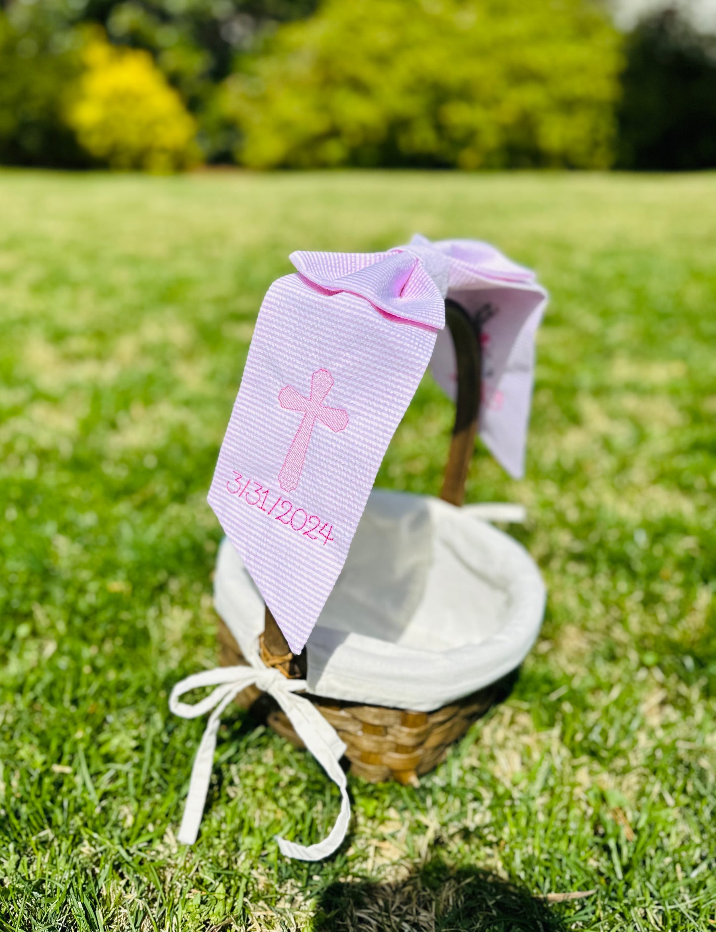 Easter basket bow