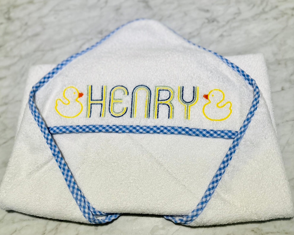 Hooded towel