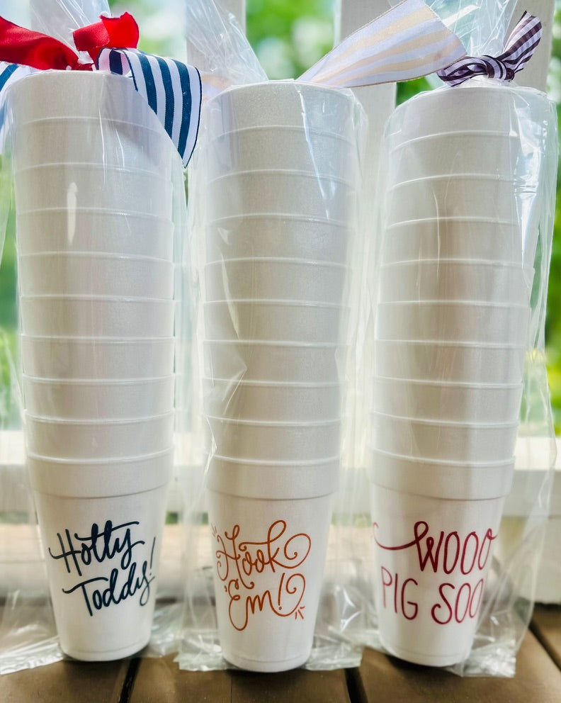 Team foam cups