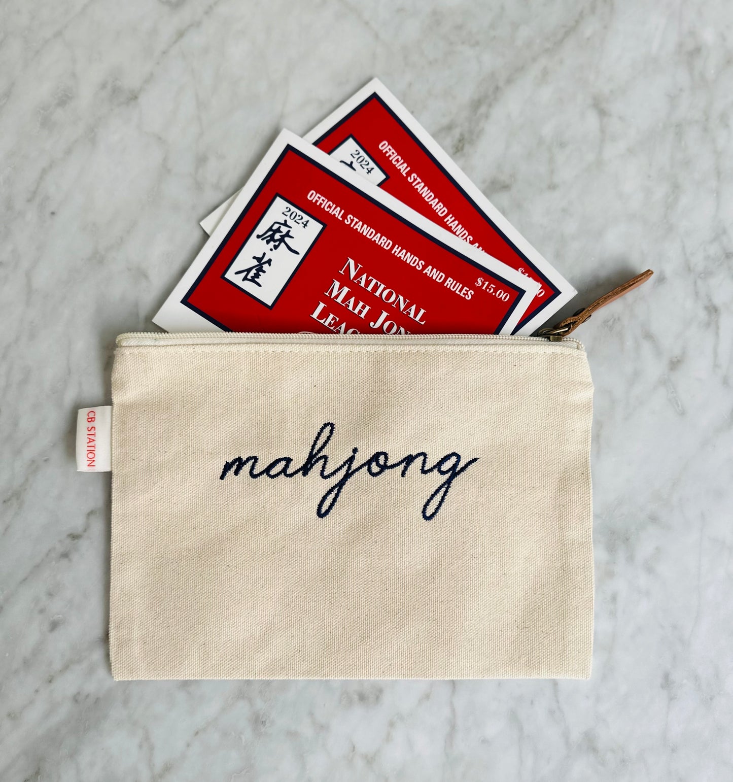 Linen clutch