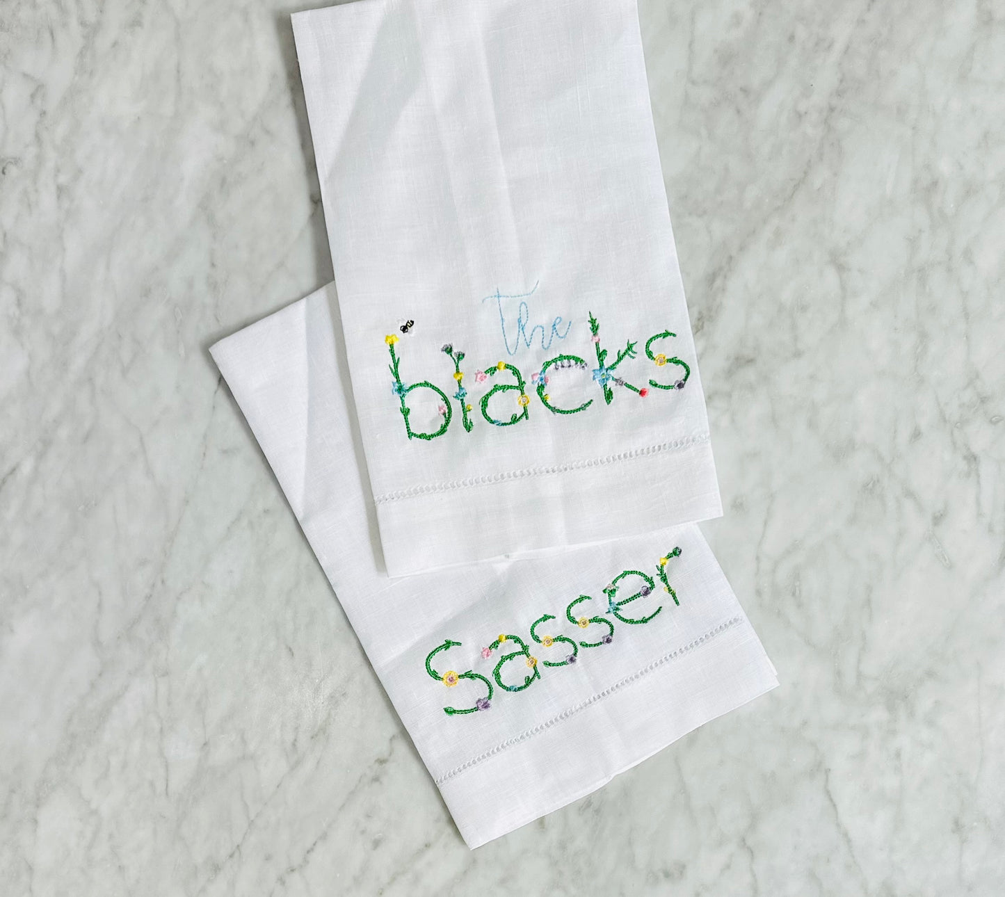 Seasonal guest towel
