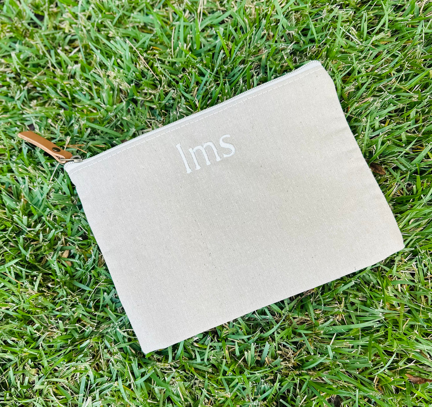 Linen clutch
