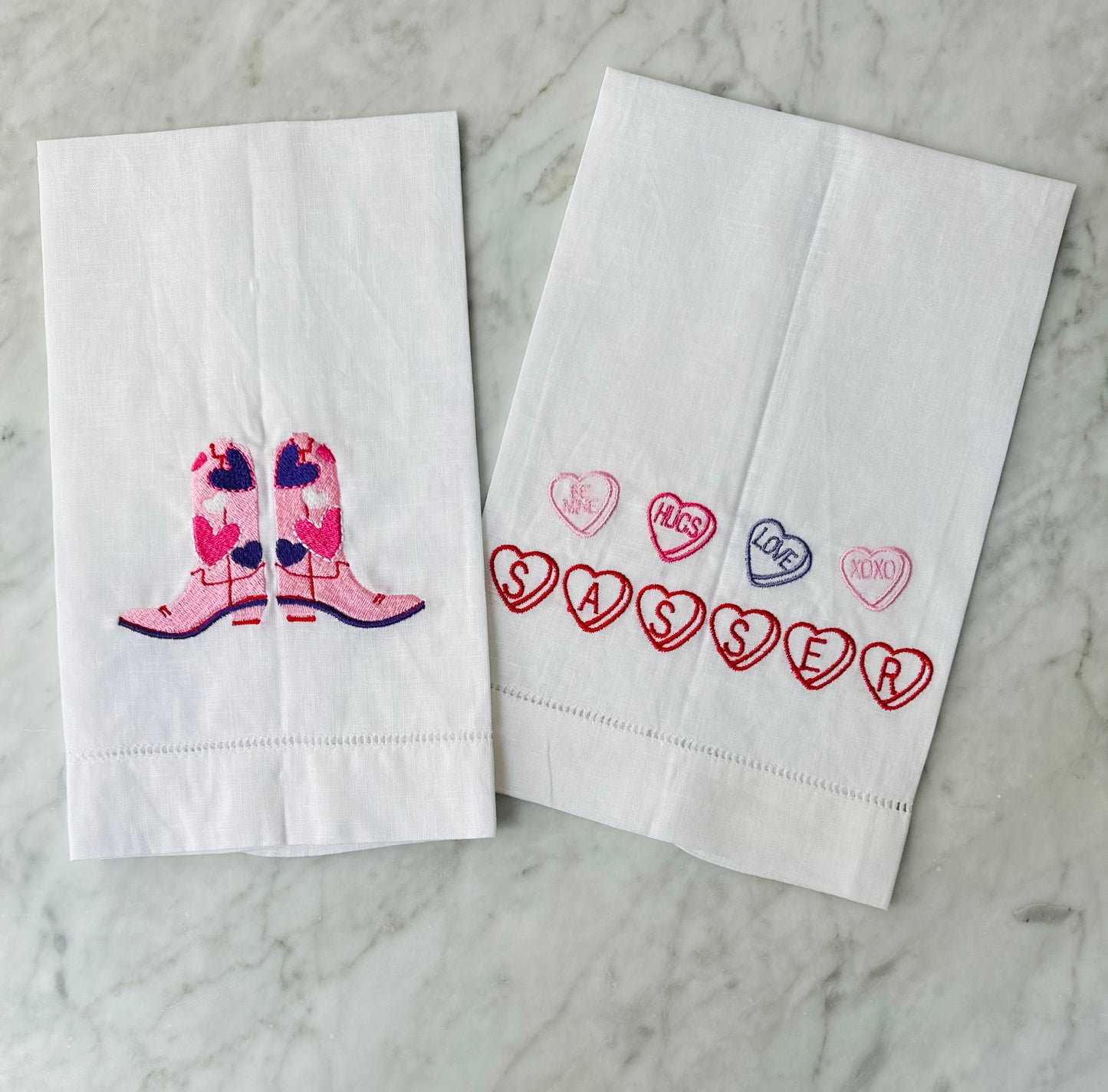 Seasonal guest towel