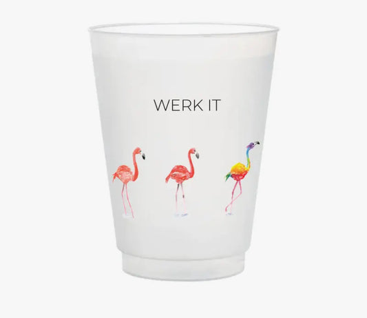 Flamingo cups
