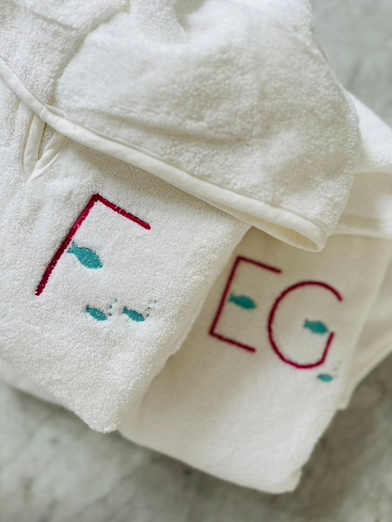 Hooded Towel Poncho