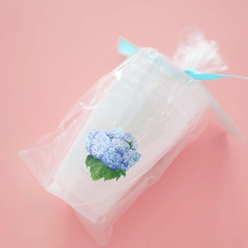 Blue Hydrangea Frosted flex cups