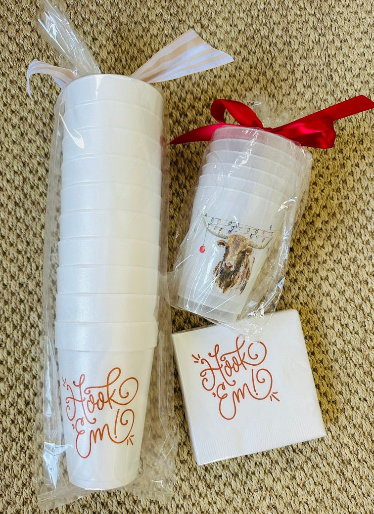 Team foam cups