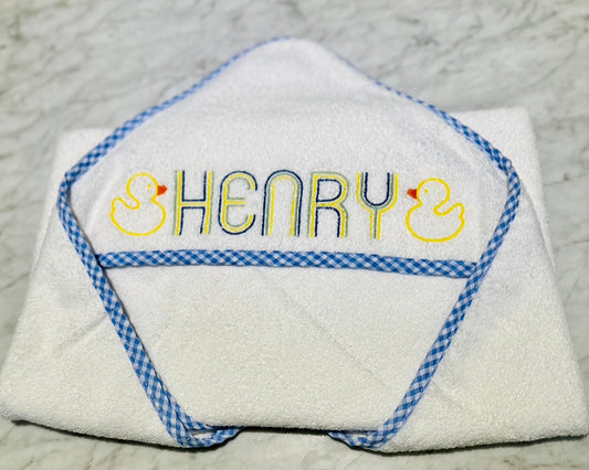 Hooded towel