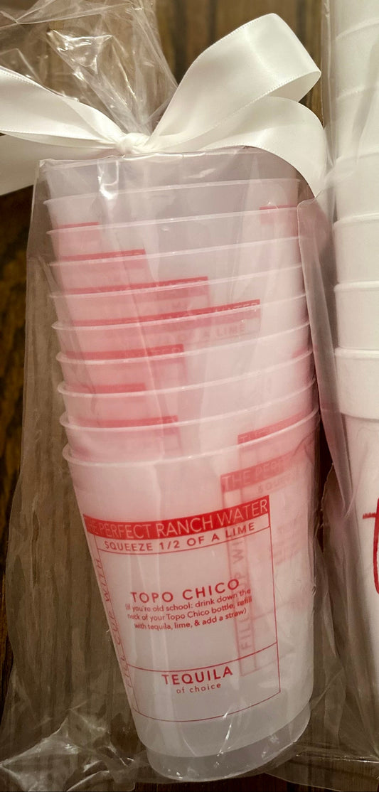 Ranch water Frosted flex cups