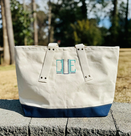 Mahjong tote bag