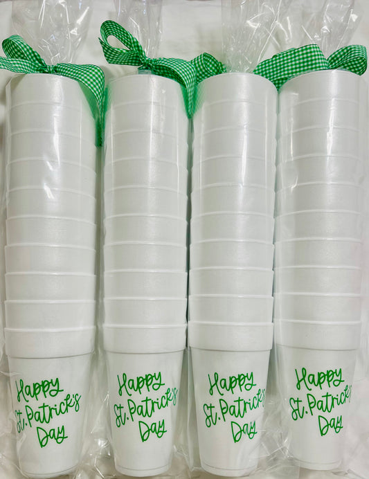 St. Patrick's day cups