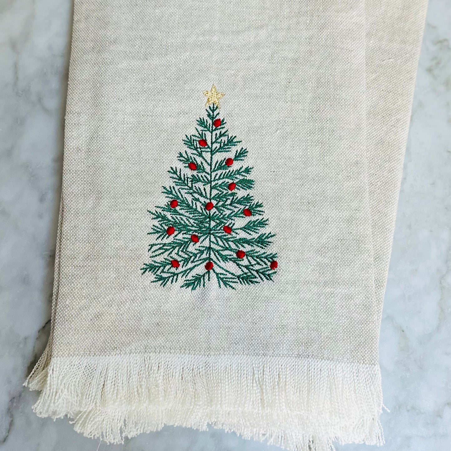 Stonewashed linen towels