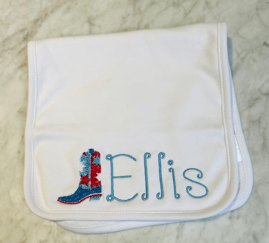 Flat burp cloth